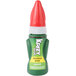 A green plastic bottle of Krazy Glue with a red cap.