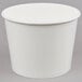 A white rectangular paper ice bucket with a white border.