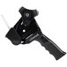 A black plastic Universal handheld tape gun dispenser with a silver tool.