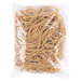 A plastic bag of beige Universal rubber bands.
