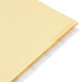 A yellow file folder with Avery clear insertable dividers.