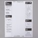 A white sheet of paper with black text instructions for Avery Buff Paper 8-Tab Multi-Color Insertable Dividers.