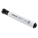 A black Universal desk style dry erase marker with black cap and black writing.