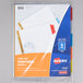 A package of Avery Big Tab White Paper 5-Tab Multi-Color Insertable Dividers with a blue and white package and red, blue, and orange tabs.