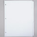 A white paper with Universal Write-On/Erasable Dividers with holes in it.
