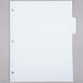 A white paper with holes.