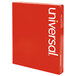 A red Universal box of 10 letter size classification folders.
