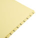 Yellow Universal plastic-coated file folder tabs for months on a file.