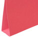 A white and pink UNV14118 letter size hanging file folder.