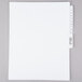 A white sheet of paper with a white tab that says "Avery Premium Collated 1-10 Side Tab Table of Contents Legal Exhibit Dividers"
