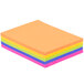 A stack of Astrobrights colorful cardstock paper.
