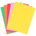 A stack of Astrobrights colorful paper.