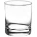 An Acopa Straight Up rocks glass on a white background.