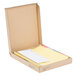 A Universal box with several yellow, buff, and multicolored file folders inside.
