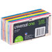 A pack of Universal bright color fan-folded pop-up notes in multicolored paper.