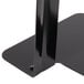 Universal black steel economy standard bookends on a table.
