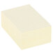 A stack of Universal yellow lined sticky notes.