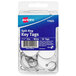 A package of 50 white Avery® metal rim key tags.