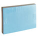 A blue box of Universal 4" x 6" Assorted Color Ruled Index Cards with a clear plastic wrap on top.