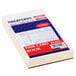 A Rediform time card book with a white cover and a blue and red label.