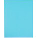 A rectangular blue sheet of Astrobrights cardstock with a white border.