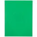 A green rectangular sheet of Astrobrights cardstock on a white background.