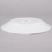 A white Reserve by Libbey oval porcelain platter with a narrow rim.