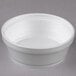 A white styrofoam bowl.