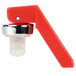 A Bunn red and silver hot water faucet repair kit with a red plastic and metal handle.