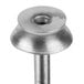 A close-up of a Hamilton Beach Brew Stem with Spring, a stainless steel screw with a nut on top.