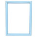 A blue rectangular frame with a white background containing a Delfield Equivalent Magnetic Door Gasket.