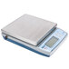 An Edlund BRAVO! digital portion scale with a ClearShield cover on a counter.