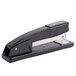 A black Swingline stapler with a silver handle.
