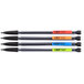A group of Bic MP11 mechanical pencils with different colored ends.