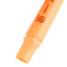 A Universal fluorescent orange highlighter with chisel tip.