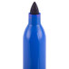 The blue plastic bottle of Sharpie Fine Point Permanent Markers with a black tip.