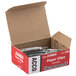 A box of 10 Acco silver jumbo paper clips.