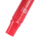 A Universal red desk style permanent marker with a white lid.