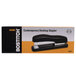 A box of black Bostitch desktop staplers with an orange and black Bostitch B2200BK stapler on top.