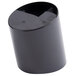 A black cylindrical plastic Universal pencil cup with a lid.