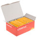 A box of Universal yellow golf pencils.