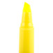 A Bic Brite Liner yellow highlighter pen with a chisel tip.