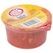 A Muy Fresco plastic container of medium salsa.