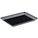 A black rectangular Fineline Flairware tray.