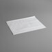 A white rectangular paper with a circle in the middle.