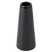 An American Metalcraft black cone shaped vase.