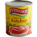 A #10 can of Furmano's Fancy Grade ketchup with a lid on it.