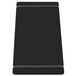 A black rectangular Cal-Mil menu board with a black flex band.