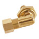 An American Range A24000 brass elbow with a nut.