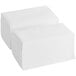 A stack of Hoffmaster white paper guest towels.